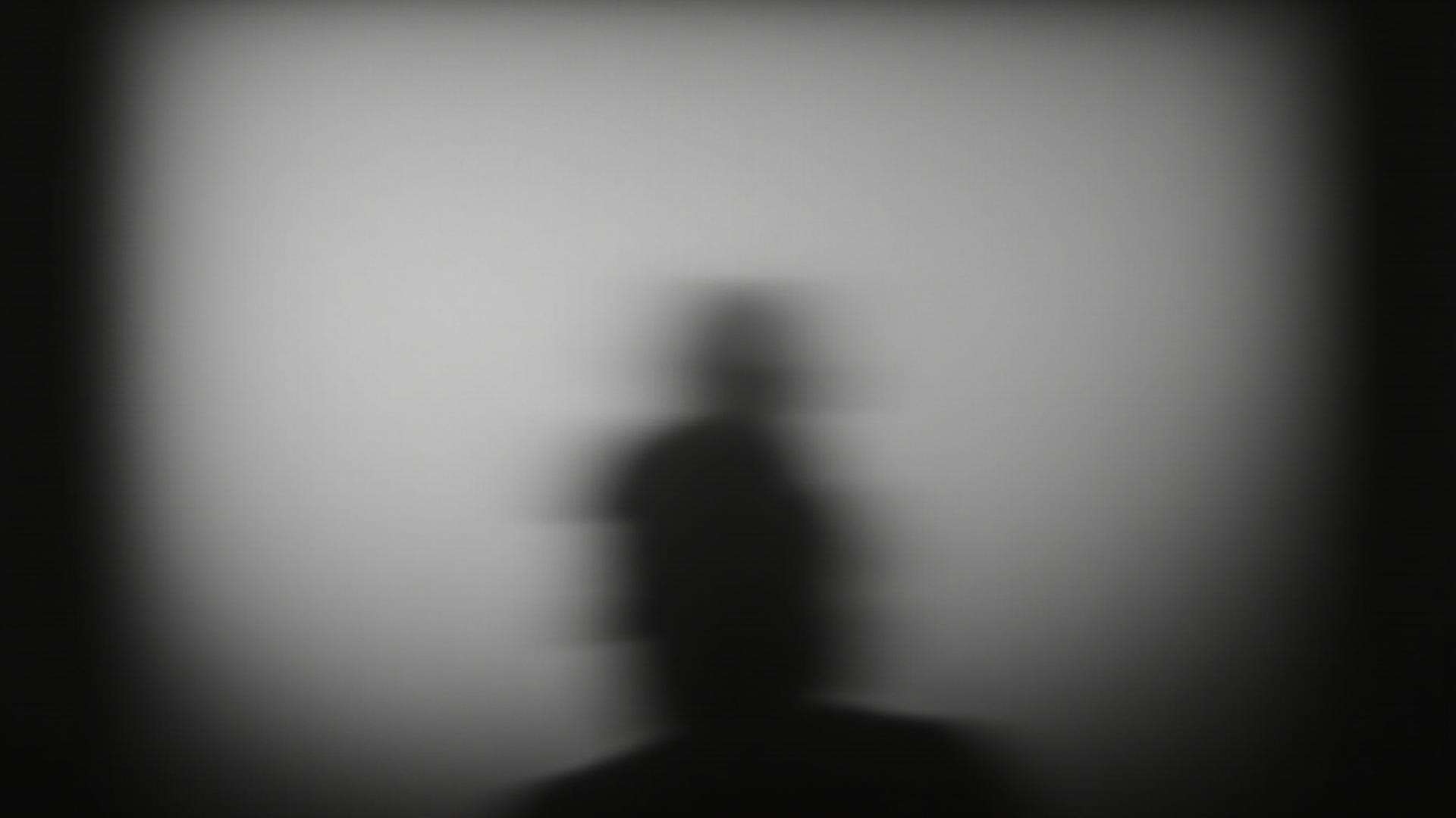 Abstract black and white image suggesting thoughtful perspective and artistic vision