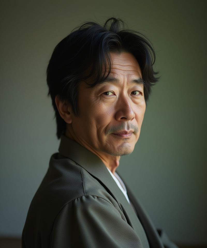 Portrait of Kaito Tanaka, a Japanese fine art photographer, looking thoughtfully at the camera.
