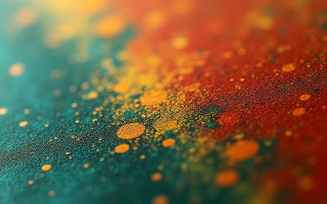 Close-up of a giclée print showing fine detail and vibrant colors.